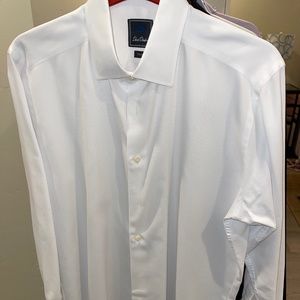 David Donahue White Dress Shirt